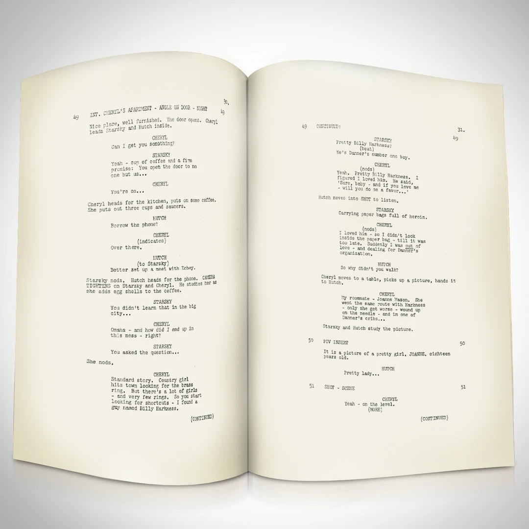 RARE-T Limited Edition Frames Starsky And Hutch (1975) Script Limited Signature Edition Studio Licensed Custom Frame 8 RARE-T Limited Edition Frames Starsky And Hutch (1975) Script Limited Signature Edition Studio Licensed Custom Frame