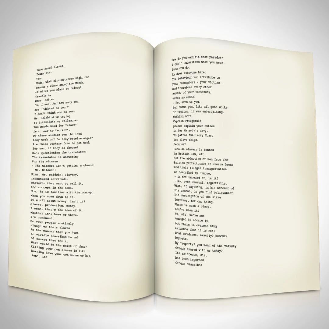 RARE-T Amistad Transcript Limited Signature Edition Studio Licensed Custom Frame 7 RARE-T Amistad Transcript Limited Signature Edition Studio Licensed Custom Frame