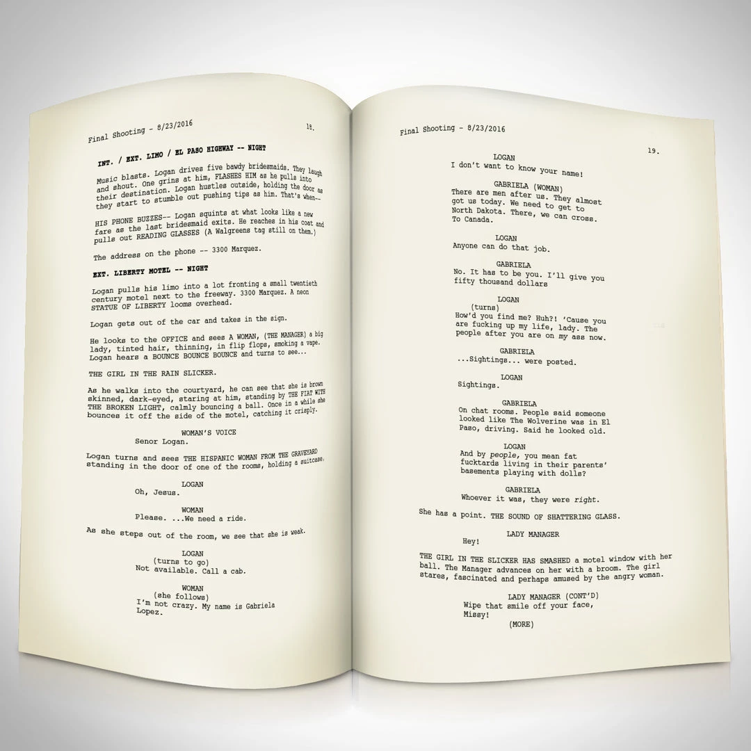 RARE-T Logan Movie Script Limited Signature Edition Studio Licensed Custom Frame Limited Edition Frames 3 RARE-T Logan Movie Script Limited Signature Edition Studio Licensed Custom Frame Limited Edition Frames