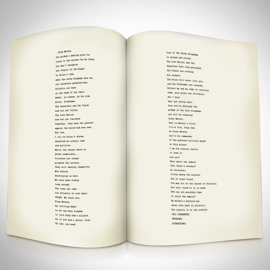 RARE-T Aquaman Script Limited Signature Edition Studio Licensed Custom Frame 4 RARE-T Aquaman Script Limited Signature Edition Studio Licensed Custom Frame