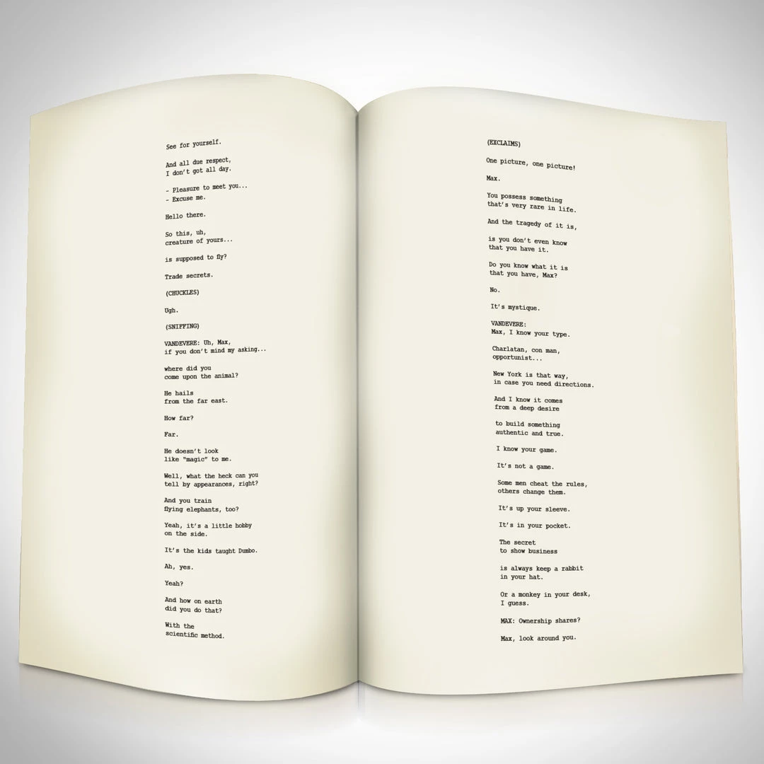 RARE-T Dumbo 2019 Script Limited Signature Edition Studio Licensed Custom Frame 7 RARE-T Dumbo 2019 Script Limited Signature Edition Studio Licensed Custom Frame