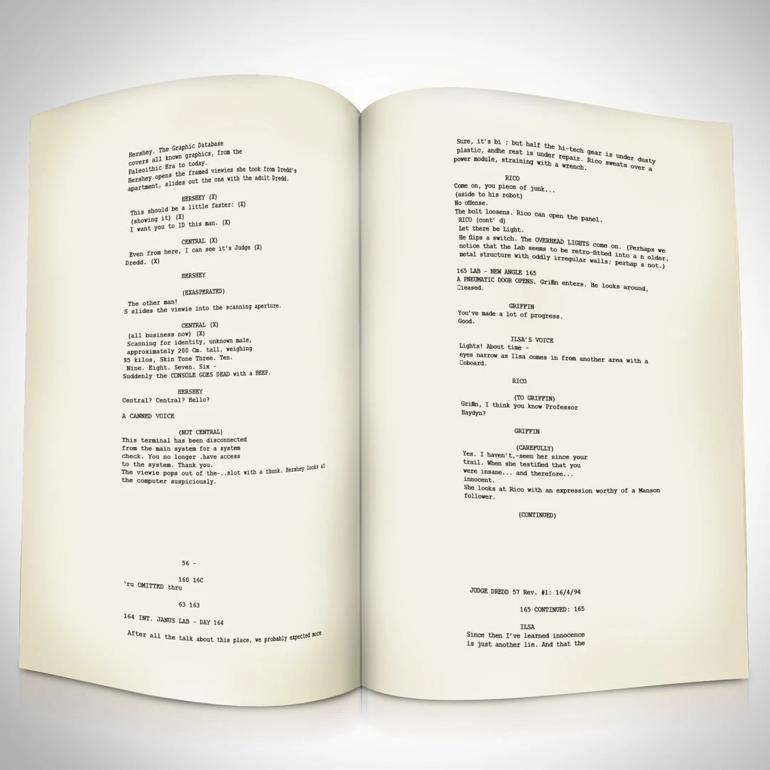 RARE-T Judge Dredd Script Limited Signature Edition Studio Licensed Custom Frame 7 RARE-T Judge Dredd Script Limited Signature Edition Studio Licensed Custom Frame