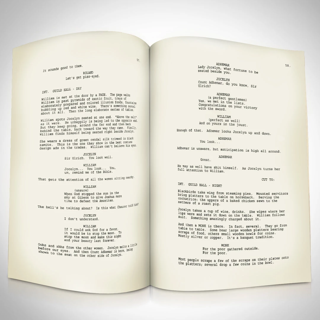 RARE-T Limited Edition Frames A Knight's Tale Script Limited Signature Edition Studio Licensed Custom Frame 3 RARE-T Limited Edition Frames A Knight's Tale Script Limited Signature Edition Studio Licensed Custom Frame