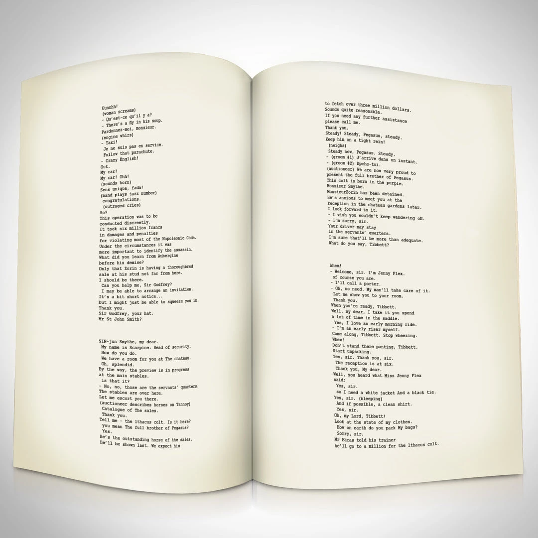 RARE-T James Bond A View To A Kill Transcript Limited Signature Edition Studio Licensed Custom Frame 9 RARE-T James Bond A View To A Kill Transcript Limited Signature Edition Studio Licensed Custom Frame