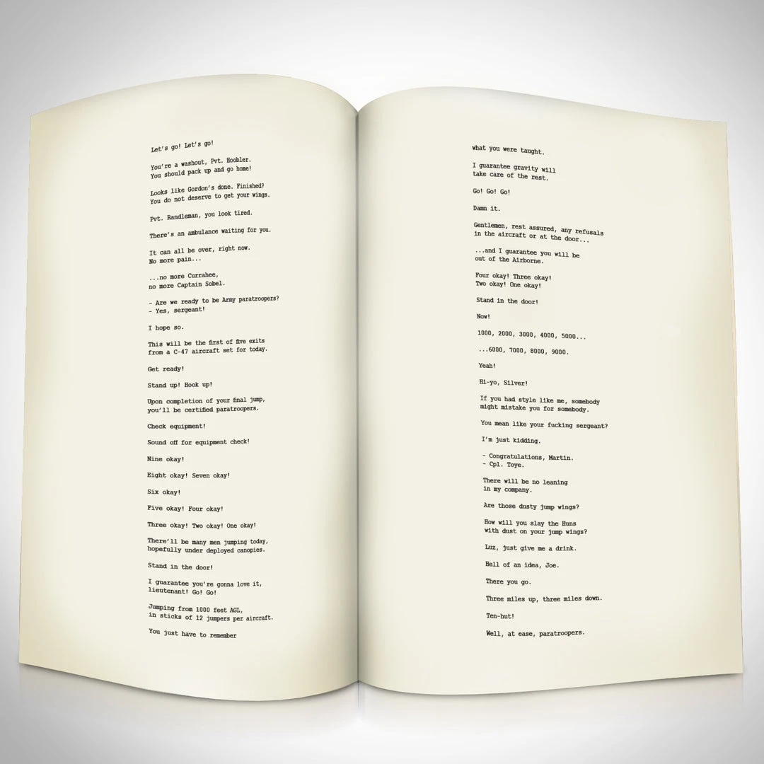 RARE-T Band Of Brothers Transcript Limited Signature Edition Studio Licensed Custom Frame Limited Edition Frames 3 RARE-T Band Of Brothers Transcript Limited Signature Edition Studio Licensed Custom Frame Limited Edition Frames