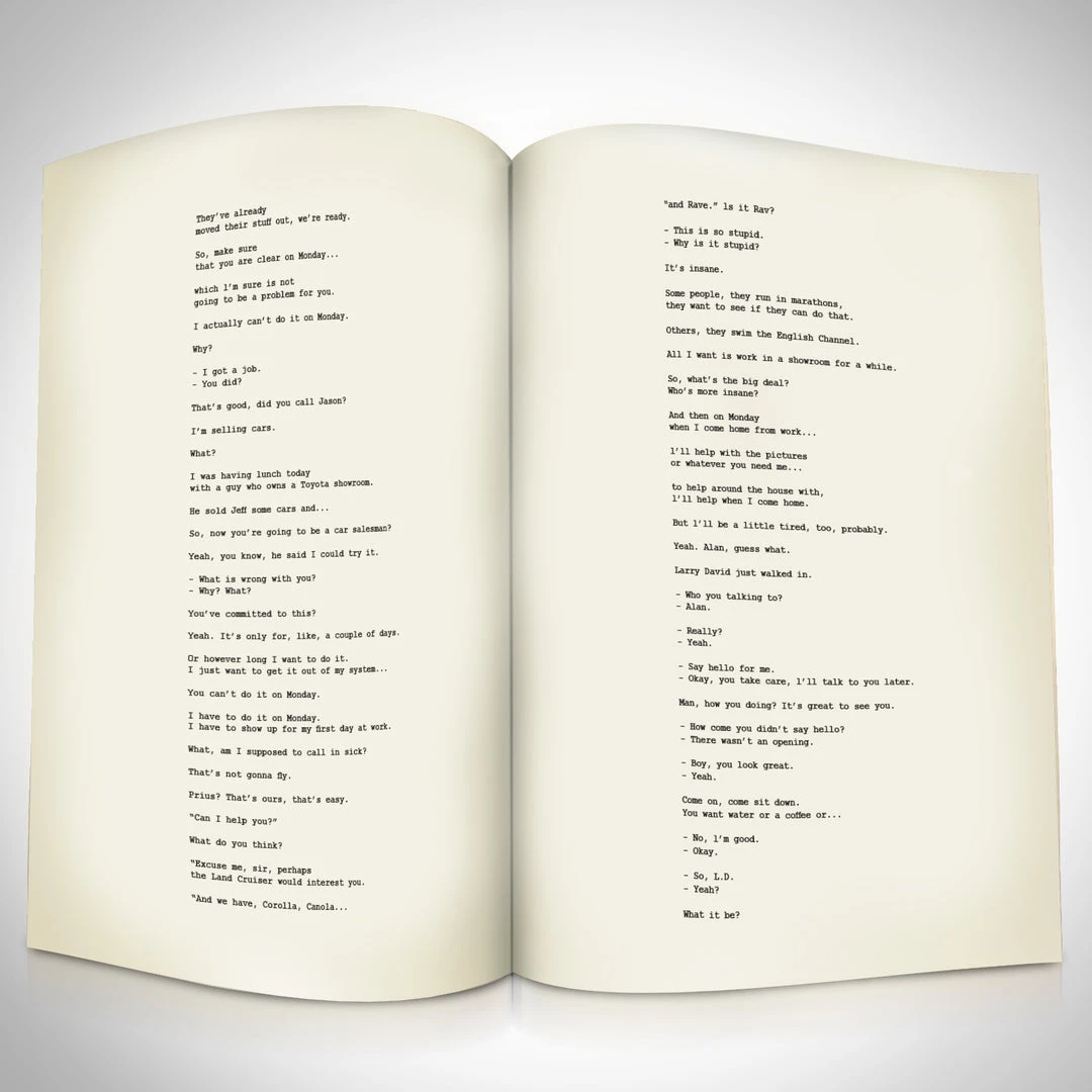 RARE-T Curb Your Enthusiasm Transcript Limited Signature Edition Studio Licensed Custom Frame 3 RARE-T Curb Your Enthusiasm Transcript Limited Signature Edition Studio Licensed Custom Frame