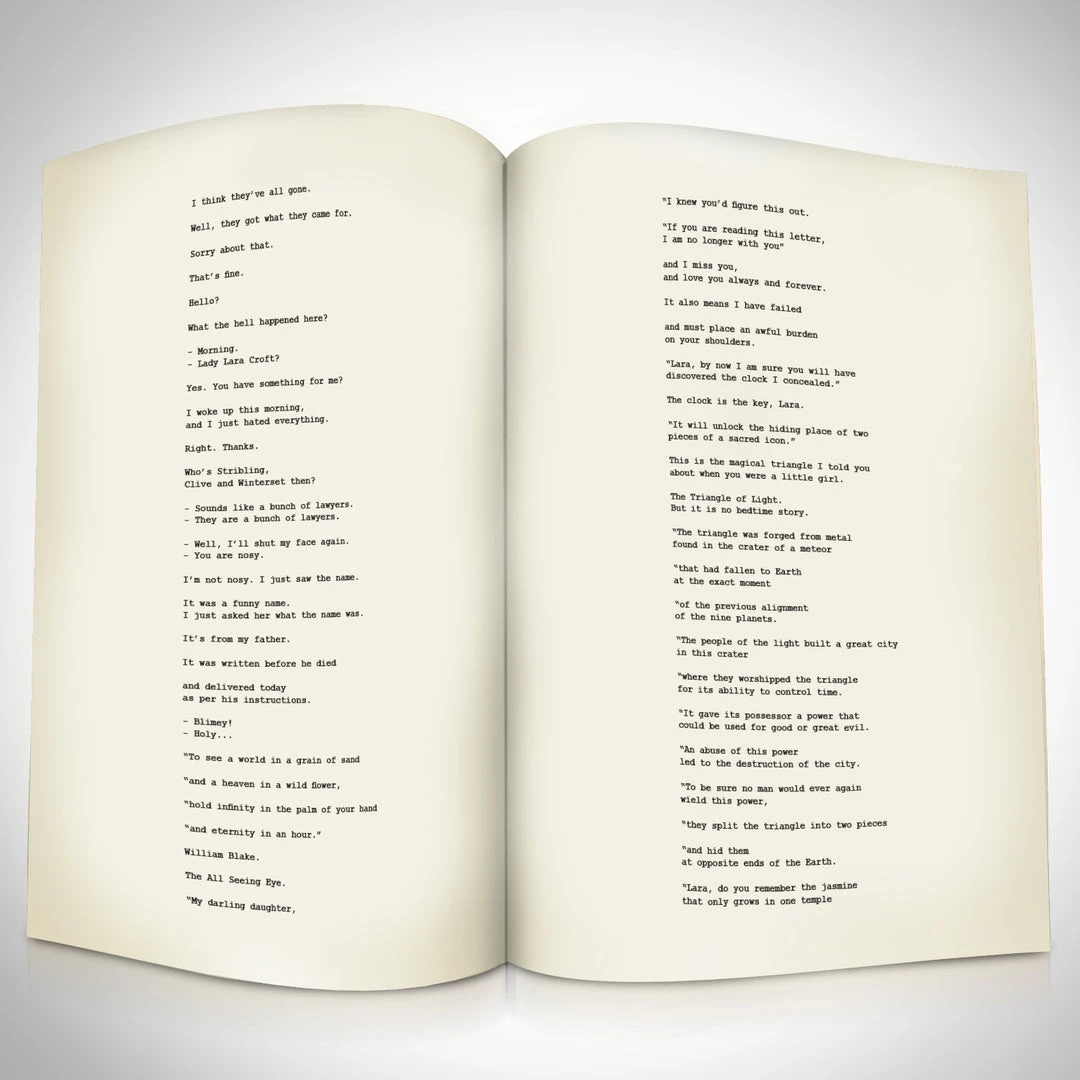 RARE-T Limited Edition Frames Lara Croft: Tomb Raider Transcript Limited Signature Edition Studio Licensed Custom Frame 6 RARE-T Limited Edition Frames Lara Croft: Tomb Raider Transcript Limited Signature Edition Studio Licensed Custom Frame