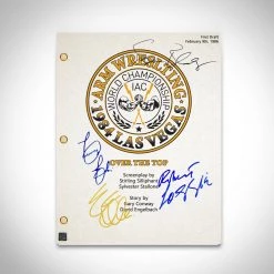 RARE-T Over The Top Transcript Limited Signature Edition Studio Licensed Custom Frame 17 RARE-T Over The Top Transcript Limited Signature Edition Studio Licensed Custom Frame