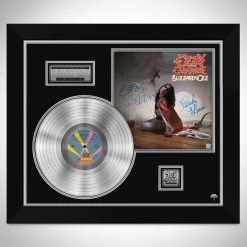 RARE-T Limited Edition Frames Ozzy Osbourne Blizzard Of Ozz Platinum LP Limited Signature Edition Studio Licensed Custom Frame