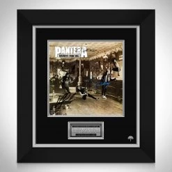 RARE-T Pantera 'Cowboys From Hell' LP Cover Limited Signature Edition Studio Licensed Custom Frame