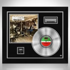 RARE-T Limited Edition Frames Pantera Cowboys From Hell Platinum LP Limited Signature Edition Studio Licensed Custom Frame