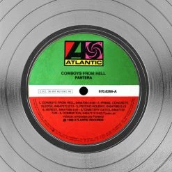 RARE-T Limited Edition Frames Pantera Cowboys From Hell Platinum LP Limited Signature Edition Studio Licensed Custom Frame