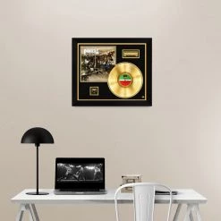 RARE-T Pantera Cowboys From Hell Gold LP Limited Signature Edition Studio Licensed Custom Frame Limited Edition Frames
