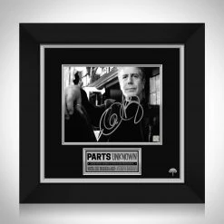 RARE-T Limited Edition Frames Parts Unknown CNN Anthony Bourdain Photo Limited Signature Edition Studio Licensed Photo Custom Frame