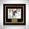 Michel Patrick Roy- Montreal Canadians Hand-Signed Photo By #33 Patrick Roy Custom Frame