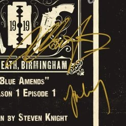 RARE-T Peaky Blinders Script Limited Signature Edition Studio Licensed Custom Frame 20 RARE-T Peaky Blinders Script Limited Signature Edition Studio Licensed Custom Frame