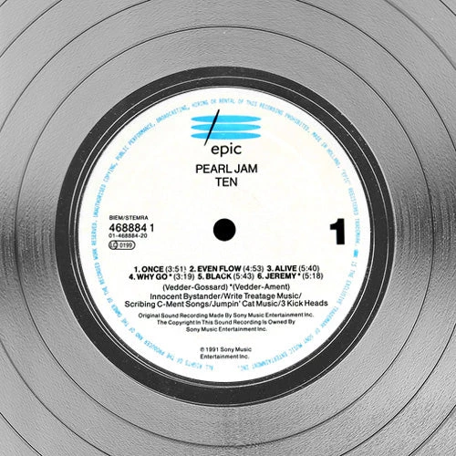 RARE-T Limited Edition Frames Pearl Jam Ten Platinum LP Limited Signature Edition Studio Licensed Custom Frame 4 RARE-T Limited Edition Frames Pearl Jam Ten Platinum LP Limited Signature Edition Studio Licensed Custom Frame