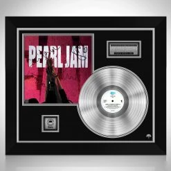 RARE-T Limited Edition Frames Pearl Jam Ten Platinum LP Limited Signature Edition Studio Licensed Custom Frame