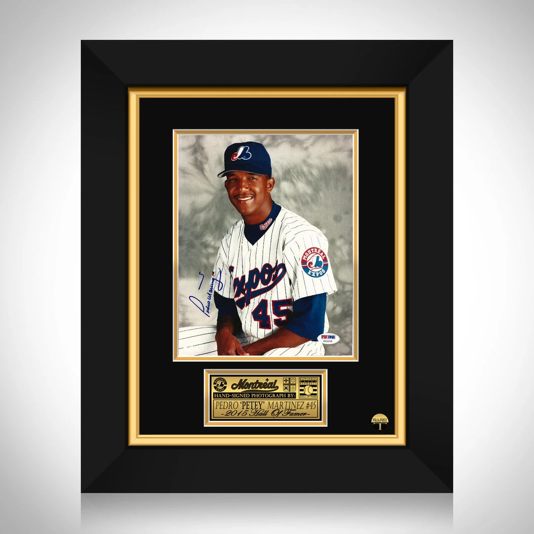 PPC Pedro Martinez- Psa/Dna Certified Hand-Signed Montreal Expos Photo By Pedro Martinez Custom Frame 1 PPC Pedro Martinez- Psa/Dna Certified Hand-Signed Montreal Expos Photo By Pedro Martinez Custom Frame