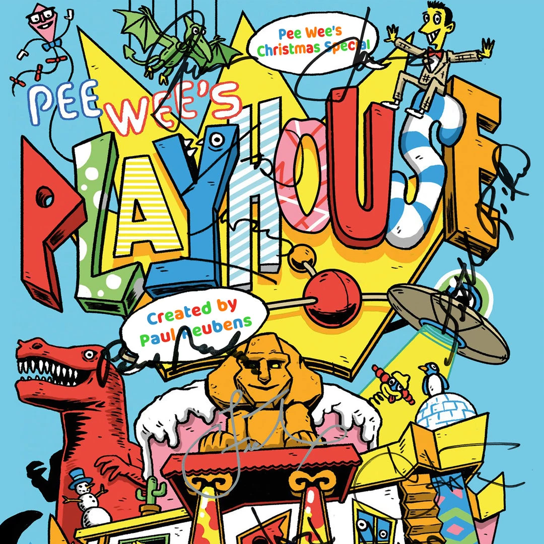 RARE-T Pee Wee's Playhouse Script Limited Signature Edition Studio Licensed Custom Frame Limited Edition Frames 5 RARE-T Pee Wee's Playhouse Script Limited Signature Edition Studio Licensed Custom Frame Limited Edition Frames