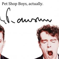 RARE-T Limited Edition Frames Pet Shop Boys - Actually LP Cover Limited Signature Edition Studio Licensed Custom Frame