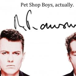 RARE-T Limited Edition Frames Pet Shop Boys - Actually LP Cover Limited Signature Edition Studio Licensed Custom Frame