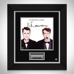 RARE-T Limited Edition Frames Pet Shop Boys - Actually LP Cover Limited Signature Edition Studio Licensed Custom Frame