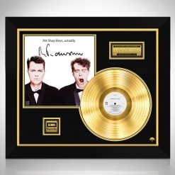G.R.O. Pet Shop Boys - Actually Gold LP Limited Signature Edition Studio Licensed Custom Frame