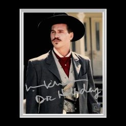 Rare-T Swords & Props Tombstone - Doc Holliday - SAA Quickdraw Prop Limited Signature Edition Custom Frame