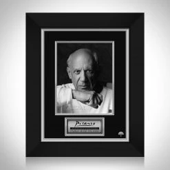 RARE-T Pablo Ruiz Picasso Limited Signature Edition Studio Licensed Photo Custom Frame
