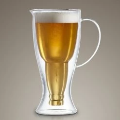 RARE-T Borosilicate Double Wall Jug Glass Beer