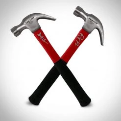 APW Signed Memorabilia Pink Floyd - Hand-Signed The Wall Hammers By Roger Waters & David Gilmour Custom Museum Display