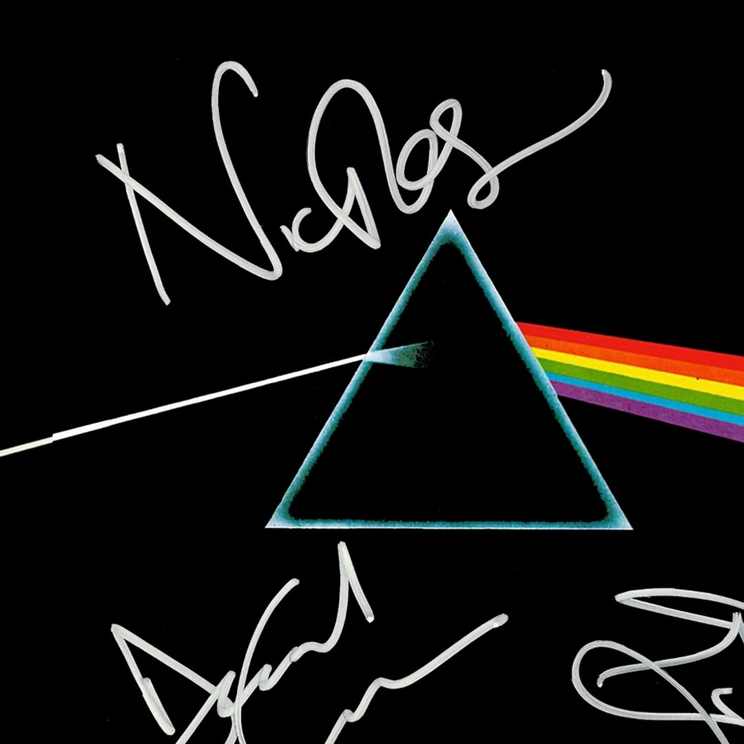 RARE-T Limited Edition Frames Pink Floyd Dark Side Of The Moon Platinum LP Limited Signature Edition Studio Licensed Custom Frame 5 RARE-T Limited Edition Frames Pink Floyd Dark Side Of The Moon Platinum LP Limited Signature Edition Studio Licensed Custom Frame