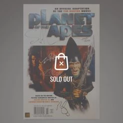 APW Signed Memorabilia Planet Of The Apes #1 2001 Comic Book Hand-Signed By Tim Burton, Mark Wahlberg, Tim Roth & Scott Allie