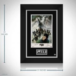VAULT COLLECTIBLES Planet Of The Apes- Hand-Signed Artwork Print By Sanjulian & Andre E.C. Gaska Custom Frame