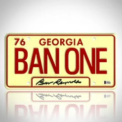 PPC Smokey And The Bandit - Beckett Witnessed Certified Hand-Signed BAN ONE License Plate By Burt Reynolds Custom Frame Signed Memorabilia 15 PPC Smokey And The Bandit - Beckett Witnessed Certified Hand-Signed BAN ONE License Plate By Burt Reynolds Custom Frame Signed Memorabilia