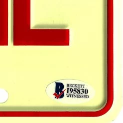 PPC Smokey And The Bandit - Beckett Witnessed Certified Hand-Signed BAN ONE License Plate By Burt Reynolds Custom Frame Signed Memorabilia 20 PPC Smokey And The Bandit - Beckett Witnessed Certified Hand-Signed BAN ONE License Plate By Burt Reynolds Custom Frame Signed Memorabilia