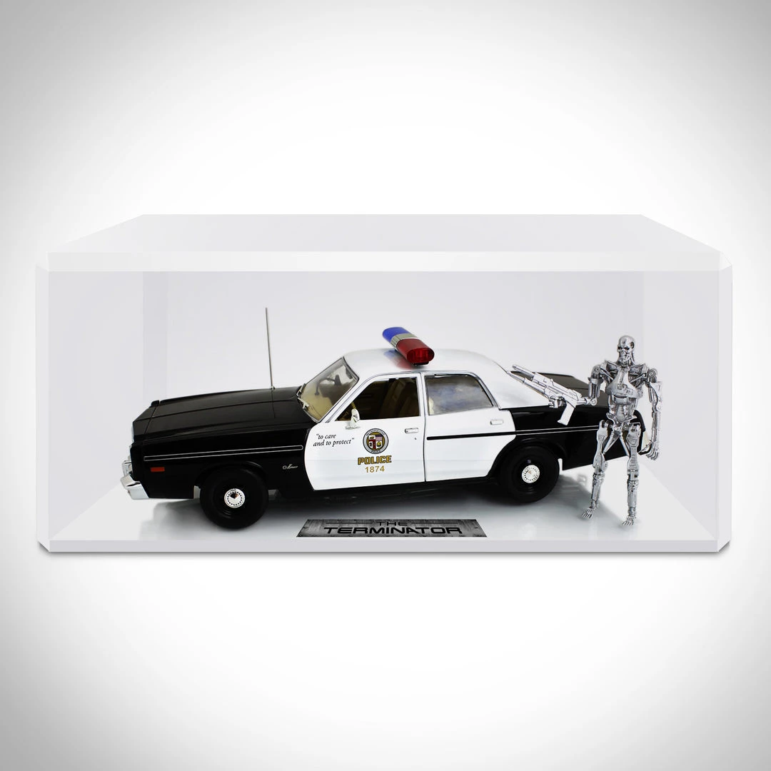 Toy Wonders Terminator - 1977 Dodge Monaco Metropolitan Police With T-800 Custom Museum Display 1 Toy Wonders Terminator - 1977 Dodge Monaco Metropolitan Police With T-800 Custom Museum Display