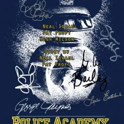 RARE-T Police Academy Script Limited Signature Edition Studio Licensed Custom Frame Limited Edition Frames