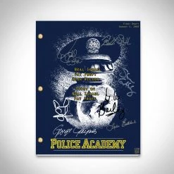 RARE-T Police Academy Script Limited Signature Edition Studio Licensed Custom Frame Limited Edition Frames