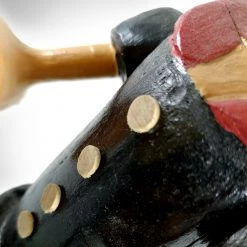 RARE-T Vintage Popeye - Large Mechanical Boxing Motion/Handcrafted Wood Folk Art