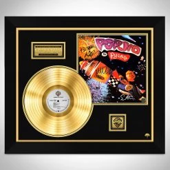 G.R.O. Porno For Pyros - Self-titled Gold LP Limited Signature Edition Studio Licensed Custom Frame Limited Edition Frames