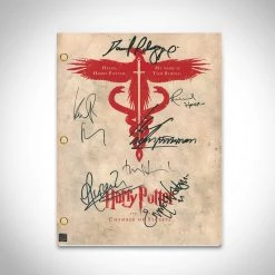 RARE-T Harry Potter Chamber Of Secrets Movie Script Limited Signature Edition Licensed Custom Frame Limited Edition Frames