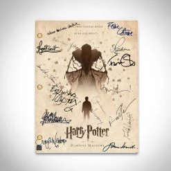 RARE-T Harry Potter Deathly Hallows Script Limited Signature Edition Studio Licensed Custom Frame Limited Edition Frames