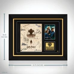 RARE-T Harry Potter Deathly Hallows Script Limited Signature Edition Studio Licensed Custom Frame Limited Edition Frames