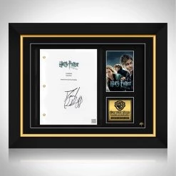 RARE-T Harry Potter And The Deathly Hallows Limited Signature Edition Studio Licensed Script Custom Frame