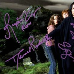 RARE-T Harry Potter Trio And Snape Photo Limited Signature Edition Studio Licensed Custom Frame Limited Edition Frames
