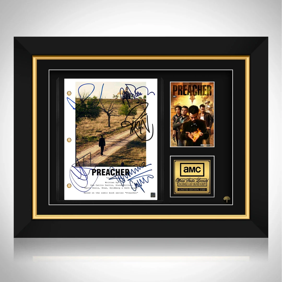 RARE-T Limited Edition Frames Preacher Script Limited Signature Edition Studio Licensed Custom Frame 1 RARE-T Limited Edition Frames Preacher Script Limited Signature Edition Studio Licensed Custom Frame