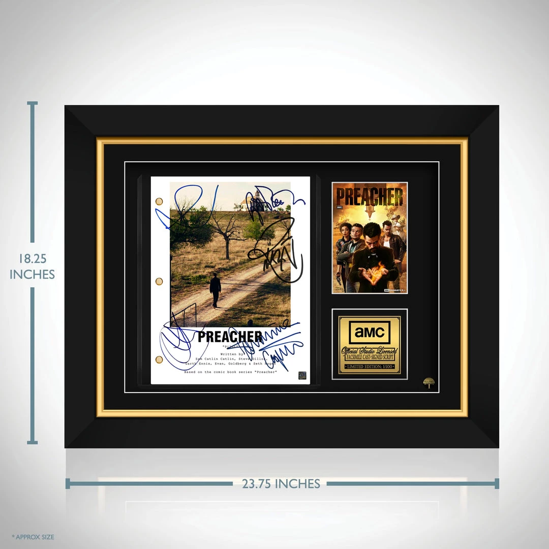 RARE-T Limited Edition Frames Preacher Script Limited Signature Edition Studio Licensed Custom Frame 2 RARE-T Limited Edition Frames Preacher Script Limited Signature Edition Studio Licensed Custom Frame