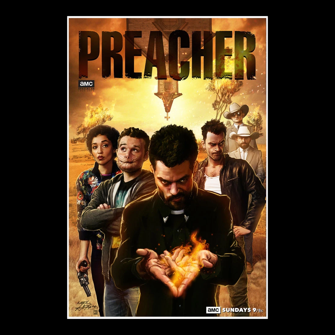 RARE-T Limited Edition Frames Preacher Script Limited Signature Edition Studio Licensed Custom Frame 8 RARE-T Limited Edition Frames Preacher Script Limited Signature Edition Studio Licensed Custom Frame